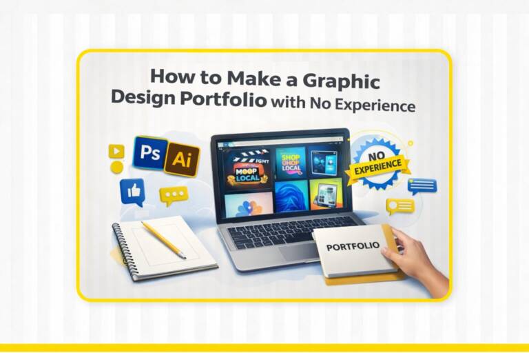How to Make a Graphic Design Portfolio with No Experience - Smart Media ...